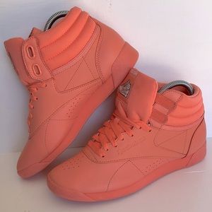 Reebok Freestyle Hi Stellar Pink women’s 8
